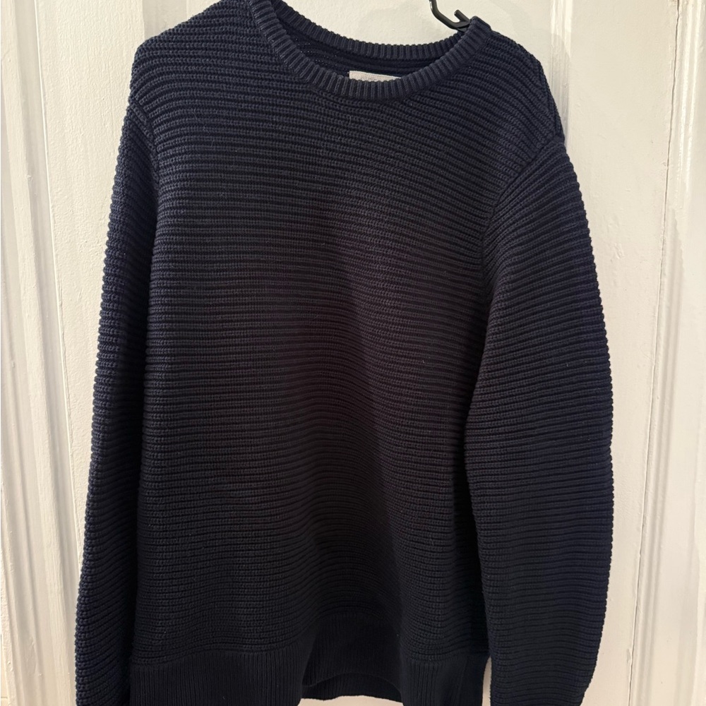 Outerknown Midnight Blue Knit Sweater